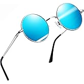 Joopin Hippie Round Sunglasses for Women Men Small Circle Sun Glasses Polarized UV400 Protection