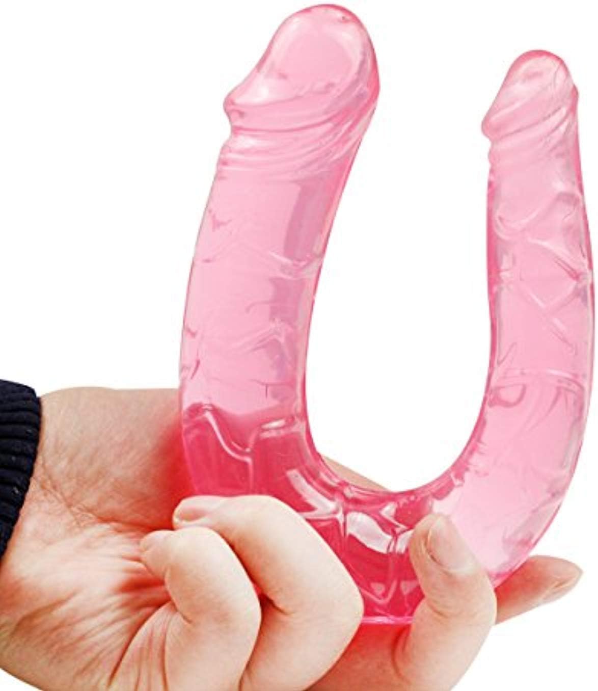 Silicone Double Headed Massage Waterproof Flexible Double Sided Strapless Toy for Couples Play