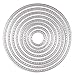 KUUQA Cutting Dies Stencil Metal Template Mould - Circles(8 pcs)
