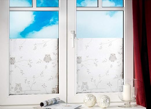 Joka International Fenster Sichtschutzfolie Eulen Folie Fur Sichtschutz Am Fenster 15126 Amazon De Kuche Haushalt