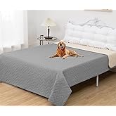 fuguitex Waterproof Dog Bed Cover Couch Cover for Pet Anti-Slip Cat Mat Pet Pad Blanket for Sofa Chair Recliner Bed Furniture Protrctor