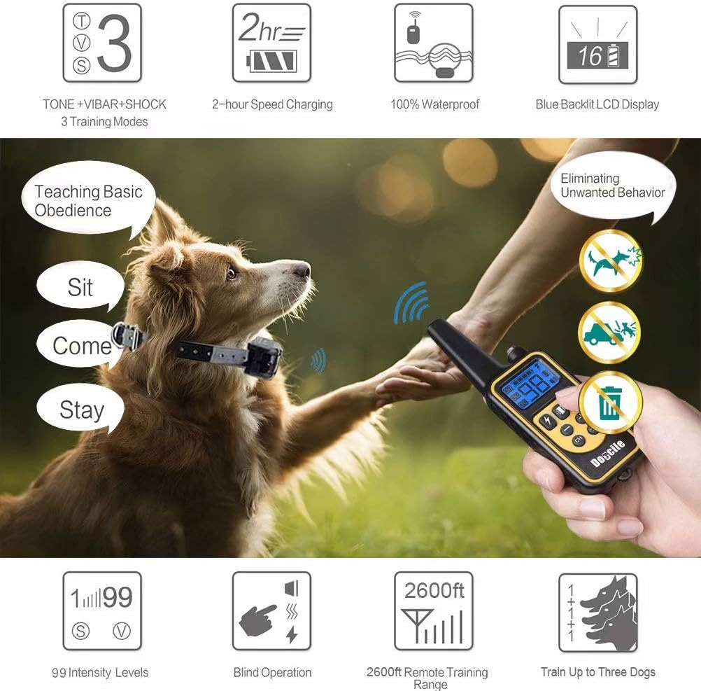 yisence dog training collar manual