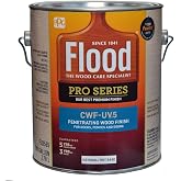 4-Pack of 1 gal Flood FLD565 Natural CWF-UV5 Exterior Clear Wood Finish