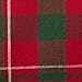 DII Holiday Dining Table Linen Collection Tartan Holly Plaid, Square Cloth Napkin Set, 20x20, Red & Green, 6 Count