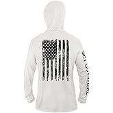 GOT Sports UPF 50+ Hooded Fishing Shirt for Men Women - Long Sleeve Hoodie T Shirts - UV Sun Protection, Lightweight