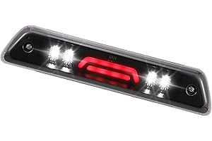 ACROPIX Black Housing Smoked Lens Car LED Third 3rd Brake High Mount Stop Light Brake Tail Cargo Light Fit for Ford F-150 200
