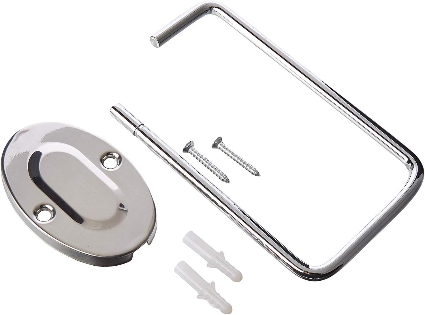 Toilet Roll Stand Storage, Chrome Toilet Roll Holders, Toulet Tissue Roll Holder Wall Mounted Metal Chrome Toilet Tissue Paper LOO ROLL Holder