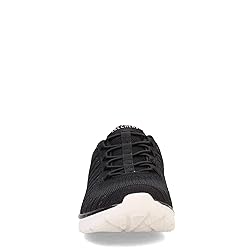 Skechers Women's Virtue Sneaker, Black/Pink=BKPK, 6