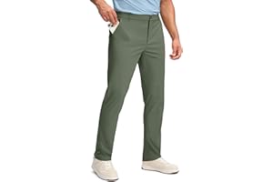 Obla Men's Golf Pants - 30"/32"/34" Slim Fit Stretch Lightweight with 5 Pockets Casual Travel Dress Work Pants for Men