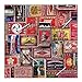 Galison Phat Dog Jigsaw Puzzle, Vintage Matchboxes, 500 Pieces, 20” x 20'', Features a Vibrant Image of Vintage Matchboxes, Thick, Sturdy Pieces, Perfect for Family Fun