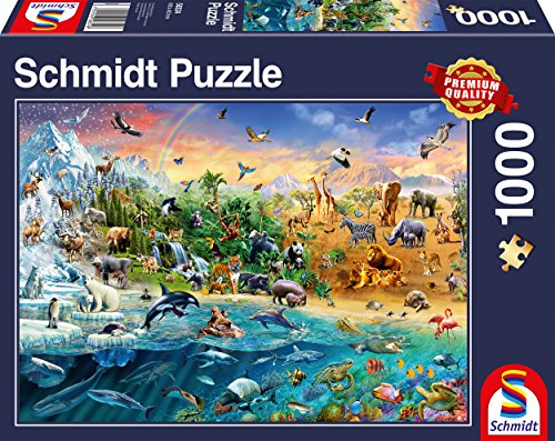 SCHMIDT Animal Kingdom Jigsaw Puzzle (Piece 1000)