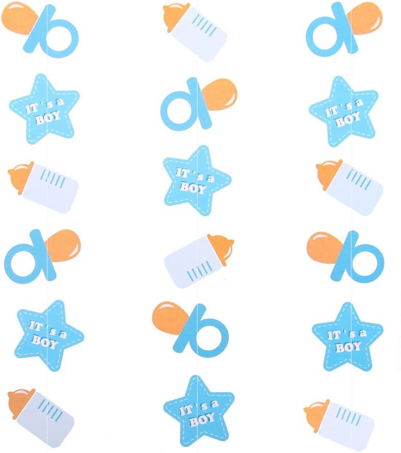 Balloonsnmore its a boy String for Welcome Room Decoration for Baby Shower (Blue)