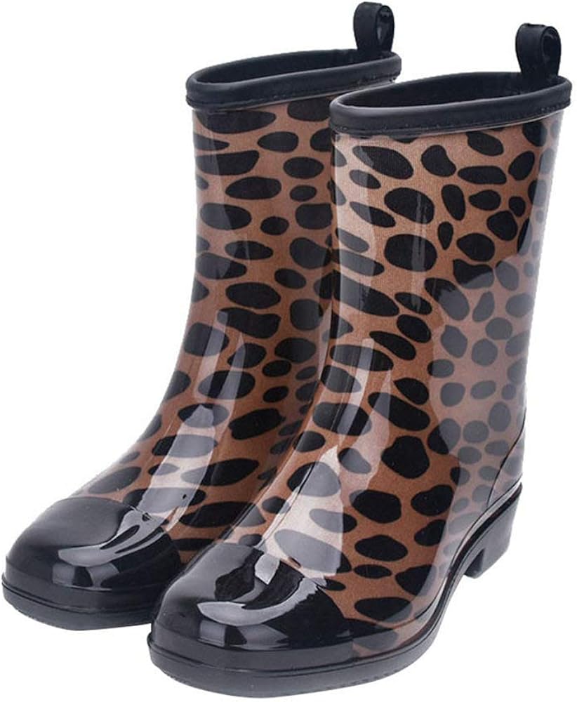 Bottes De Pluie Femme Yenxapei - Imperméables & Antidérapantes | Légeres Et Confortables | Pour Extérieur, Jardin, Pluie & Boue