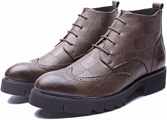 mens black dress boots amazon