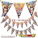 8FT Dragonball Dragon Ball Super Z Goku Double Sided Banner W/ 14FT Nylon Party Supplies Decorations