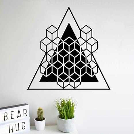 Jxny Arte Pegatinas De Pared Mural Geometria Platon Tatuajes De