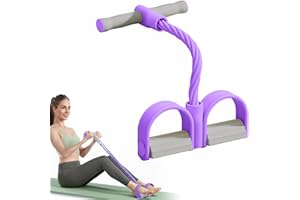 Sakerplus Multifunction Elastic Yoga Resistance Band, Elastic Exercise Band, Stretching Pedal Puller with Handles for Full Bo