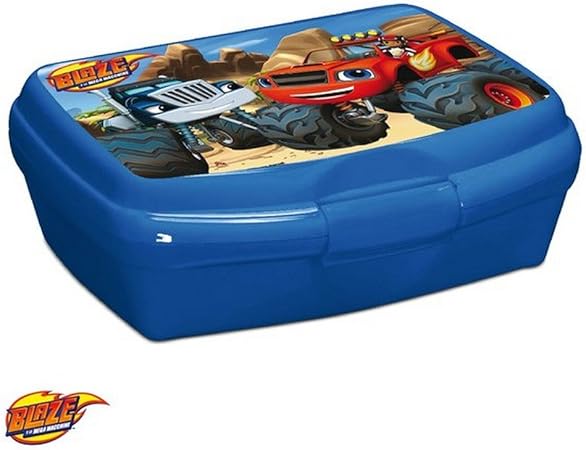 Caja de merienda Disney Blaze y la monstruo Máquinas Niños Azul: Amazon.es: Hogar