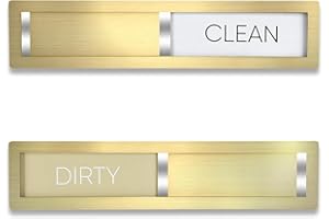 Aoipend Dishwasher Magnet Clean Dirty Sign,Premium Stainless Steel Grade 304,Matte Finish Clean/Dirty Indicator with Strong M