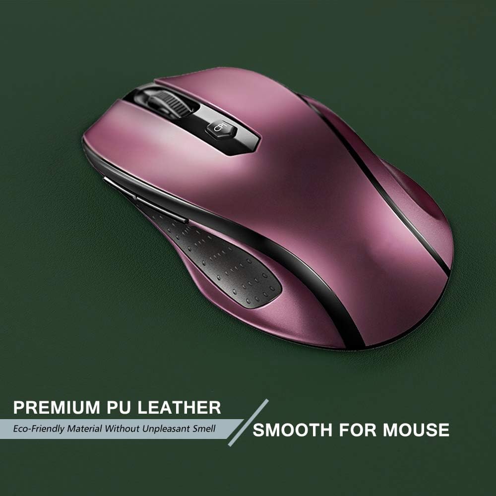 BUBM Desk Pad Protector 35.4" x 17", PU Leather Desk Mat Blotters Organizer with Comfortable Writing Surface(Dark Green) : Office Products