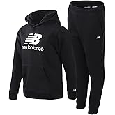 New Balance Boys Sweatpants Set - 2 Piece Fleece Pullover Hooded Boys Sweatshirt and Joggers Youth Kids Activewear (8-20)