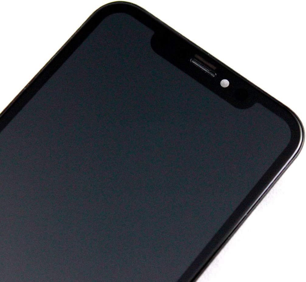 Ace Tech Compatible with iPhone XR LCD Screen Replacement 6.1 inch (Model A1984, A2105, A2106, A2108) Touch Display digitizer Repair kit Assembly Metal Backplate preinstalled