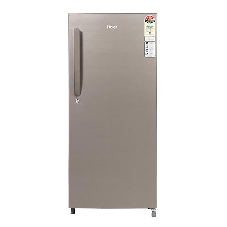 Haier 195 L 4 Star Direct-Cool Single-Door Refrigerator (HED- 20CFDS, Dazzle Steel)