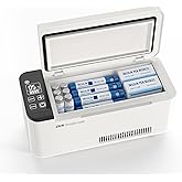 ZKSCool Portable Insulin Cooler Box Smart Rechargeable Mini Medical Case for Insulin, Vaccines, and Medications, 36.6 cu in C