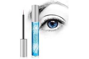 DASIUIP Eyelash Growth Serum, Lash Serum Eyebrow Enhancer and Eyelash Serum for Growth and Thickness, Eye Lash Serum to Growth Longer, Fuller, Stronger, 5ML