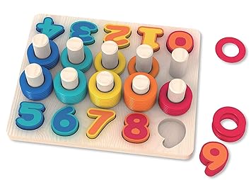 wooden stack and count