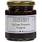 L'Epicurien Fig Preserves from Provence, French Artisan Jam, 7.4 ounce jar