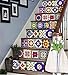 Tile Stickers 24 PC Set Authentic Traditional Talavera Tiles Stickersl Bathroom & Kitchen Tile Decals Easy to Apply Just Peel & Stick Home Decor 6x6 Inch (Kitchen Tile Stickers M)
