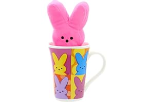 Animal Adventure Peeps Collectible 6" Peeps Plush and Mug GiftsetPink Peep in a 15oz Mug