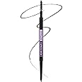 Maybelline Express Brow Ultra Slim Eyebrow Makeup, Brow Pencil with Precision Tip and Spoolie for Defined Eyebrows, Black Brown, 1 Count