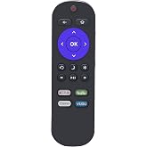 Remote Compatible with All Hisense Roku TV, Universal for Hisense Smart Built-in Roku TV Remote Control with Netflix, Hulu, and VUDU
