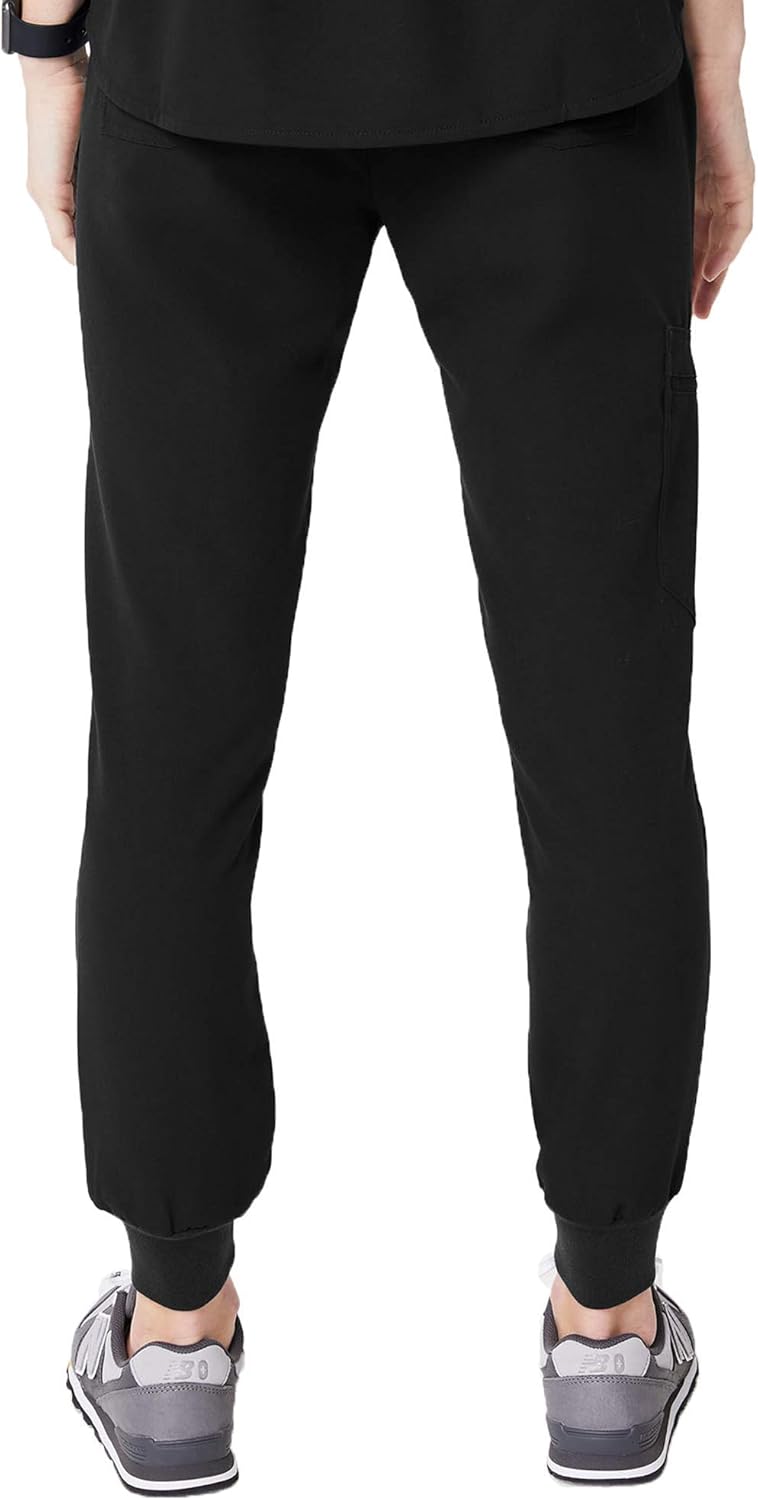 FIGS Zamora 2.0 Jogger Style Scrub Pants for Women - Slim Fit, Anti-Wrinkle Medical Scrub Pants: Clothing