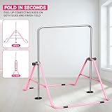 FBSPORT Gymnastics Bar Foldable Adjustable Height Kids Training Bar view 5