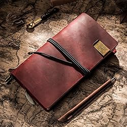 IPBEN Refillable Pages Leather Journal + Copper