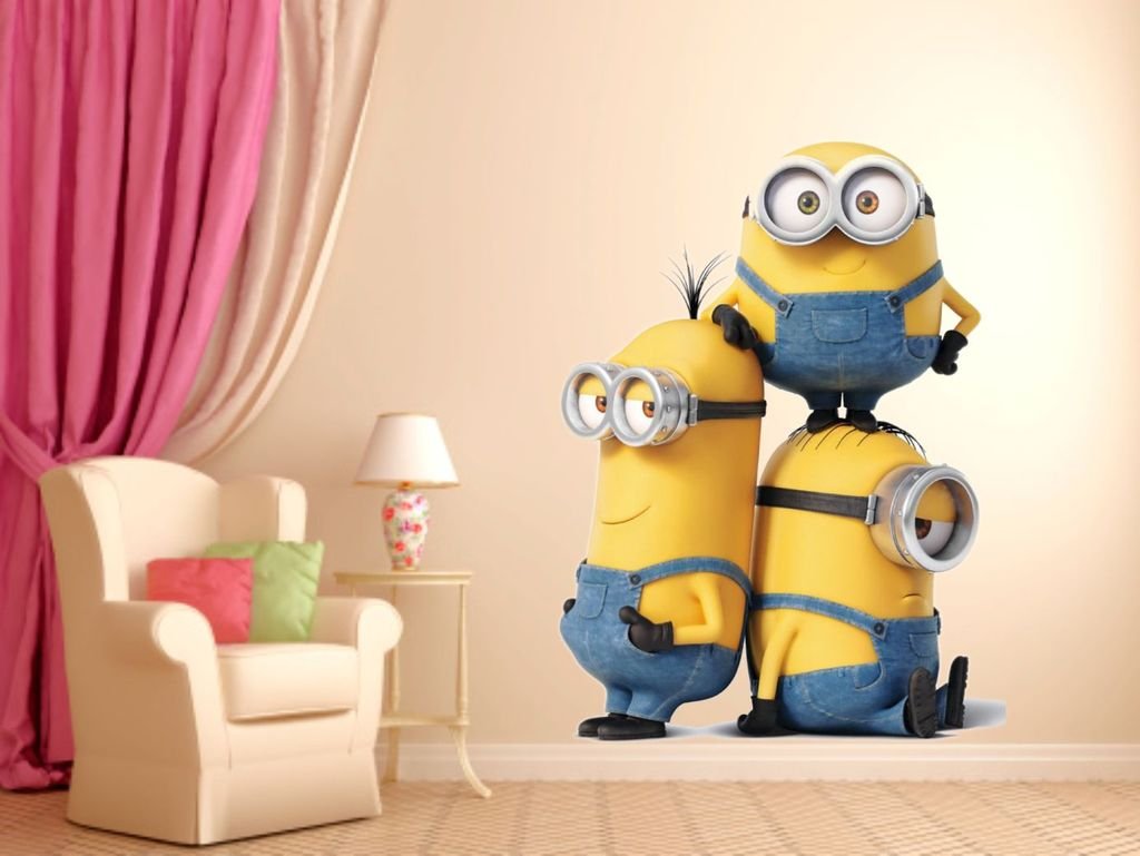 Buy Impression Wall Decor Minions Wall Sticker Online At Low
