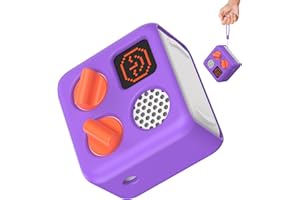 Rounkin Non-Slip Silicone Cover for Yoto Mini Player, Silicone Protective Sleeve Case with Matching Wrist Lanyard, Compatible with Audio Music Player Mini,Purple (Purple)