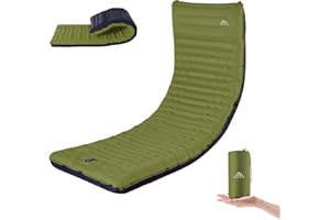 GGOV Camping Sleeping Pad, Extra Thickness 4.7 Inch Inflatable Sleeping Mat Lightweight Waterproof Camping with Built-in Pump Air Mattress for Backpacking, Hiking, Tent, Traveling