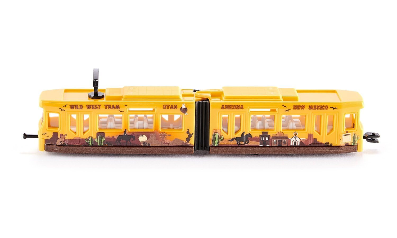 siku 1615, Tram, Metal,Plastic, Red,Orange, Toy for children — image 1
