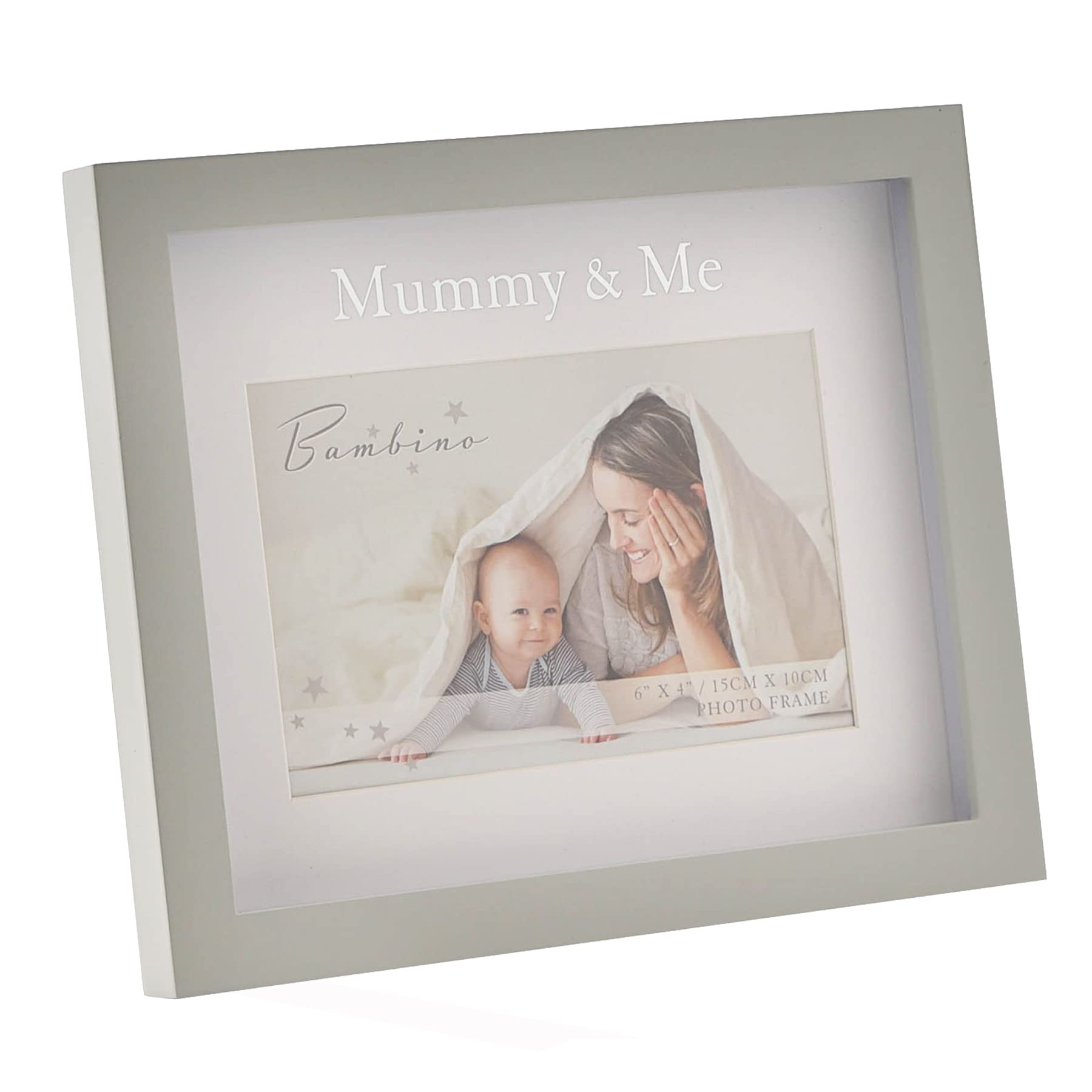 Unisex Photo Frame 6x4 with Wording on Mount - Mummy and Me 1391