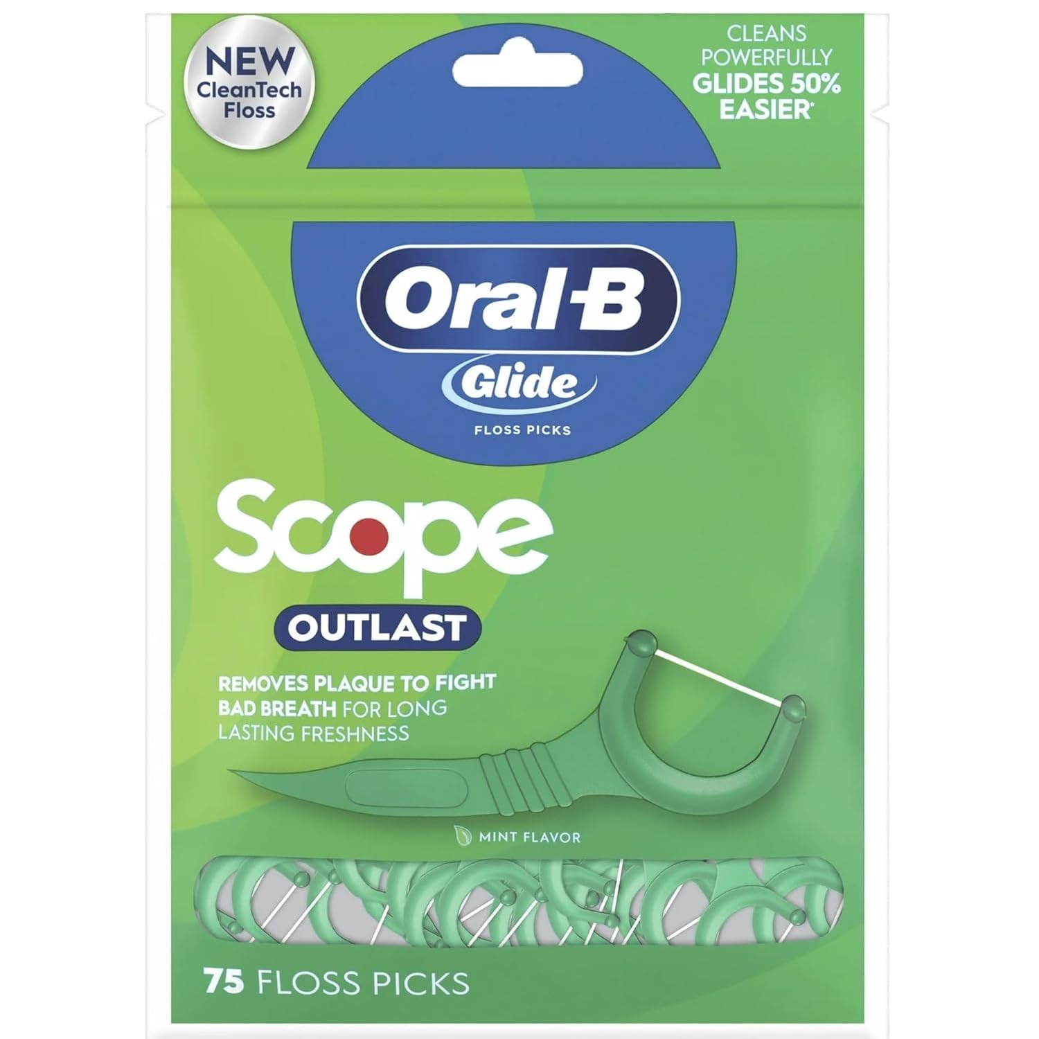Oral B Complete Glide Floss Pick (300 Count), 300 Count
