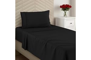 Utopia Bedding Twin Sheets Set - Brushed Microfiber - Soft Bed Sheets for Twin Size Bed Set - Luxury Bedding Sheets with Fitt