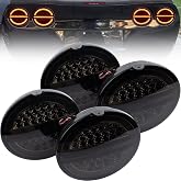 NJSBYL LED Tail Light Assembly Compatible with Chevy Corvette C6 2005-2013 | Base Z06 Grand Sport ZR1 427 Taillight Rear Driving Running Brake Turn Signal Lights OEM# 22762674 25958215