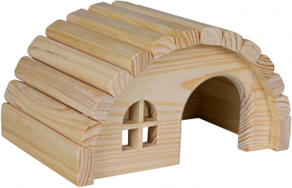 Pet Ting Wooden House for Mice Hamsters Gerbil 19 x 11 x 13 cm