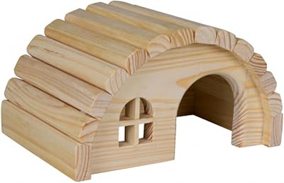 Pet Ting Wooden House for Mice Hamsters Gerbil 19 x 11 x 13 cm
