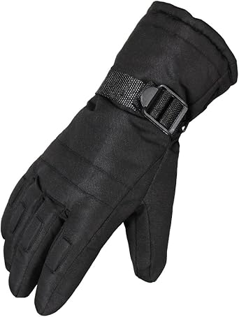 Amazon Com Waterfly Mens Winter Gloves Snow Gloves Warm Waterproof Windproof Ski Gloves Snowmobile Sports Outdoors