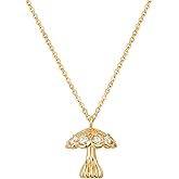 LADYGD Gold Pendant Necklace for Women 14K Gold Plated Cubic Zirconia Cute Dainty Necklace Trendy Handmade Everyday Gold Jewelry Gifts